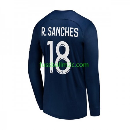 Fußballtrikots Paris Saint-Germain R.Sanches 18 Heim Trikotsatz 2022-2023 Langarm Fußballtrikots Paris Saint-Germain R.Sanches 18 Heim Trikotsatz 2022-2023 Langarm